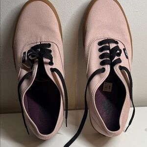 Vans Light Pink Canvas Sneakers